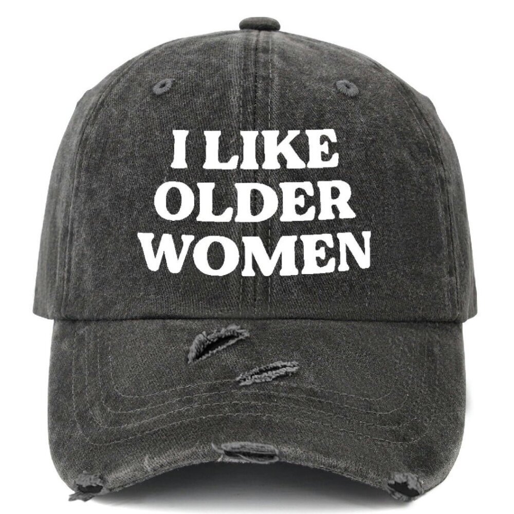 Funny Distressed Baseball Cap for Men Women Soft Washed Cotton